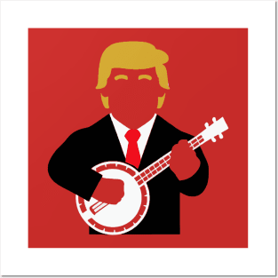 Banjo Trump Minimalist Posters and Art